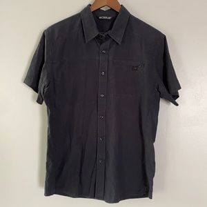 Black Arc’Terxy shirt sleeve button down